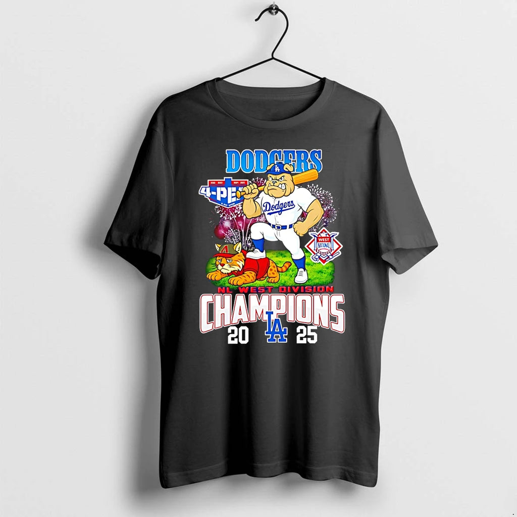 Los Angeles Dodgers Stomp Arizona Diamondbacks Mascot 2025 Nl West Division Champions Tshirts Sweater