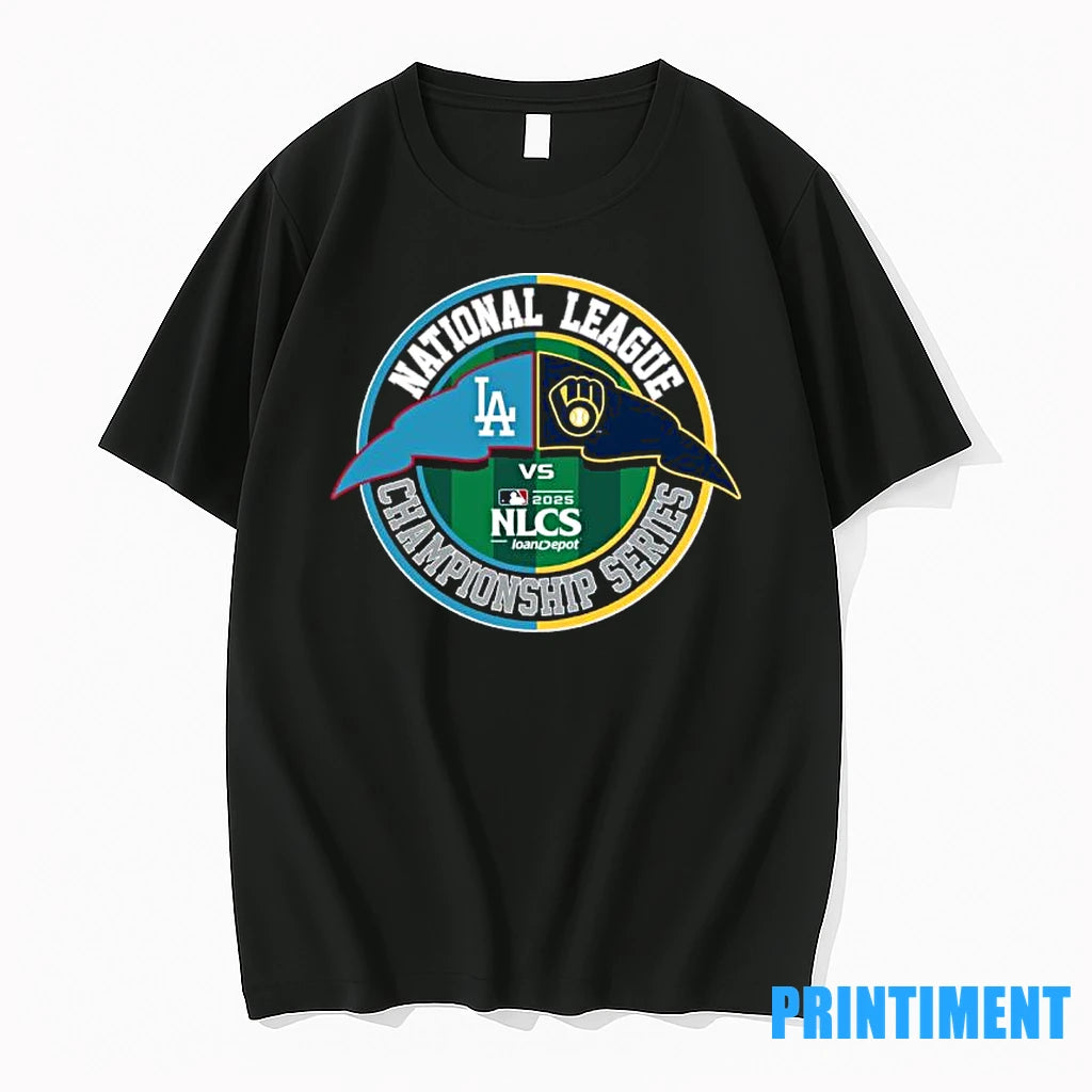 Los Angeles Dodgers Vs Milwaukee Brewers 2025 Nlcs Championship Game Tshirts Sweater