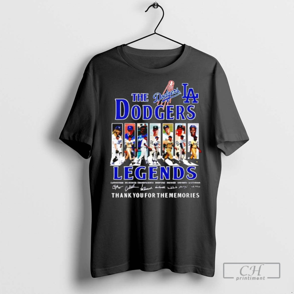 Los Angeles Dodgers Baseball Team Legends Thanks You For The Memories Cover Abbey Road Signatures