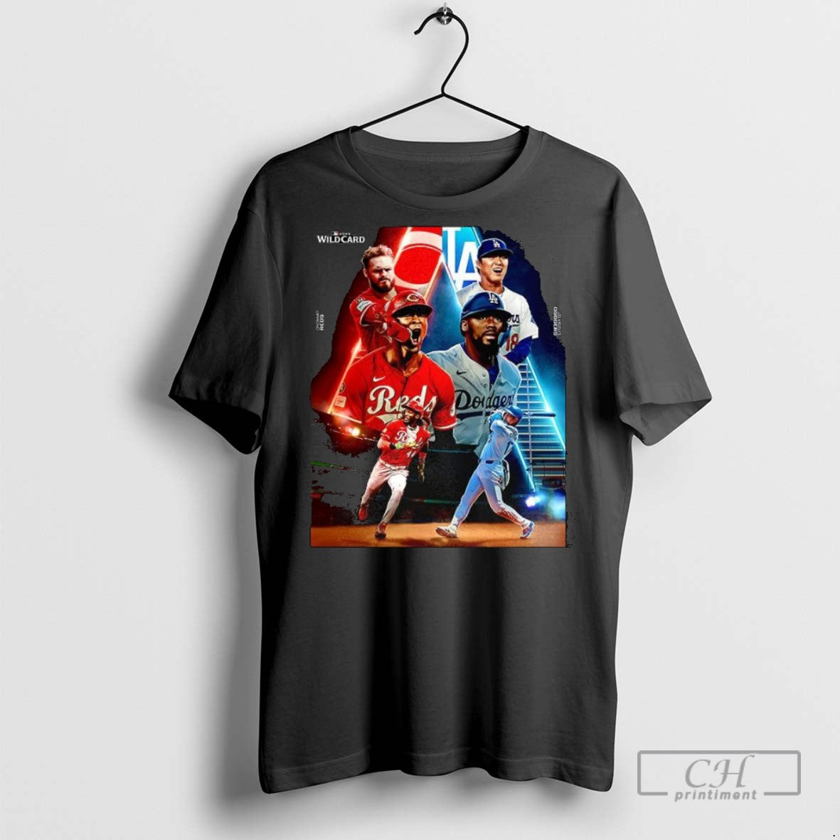 Los Angeles Dodgers Vs Cincinnati Reds Wild Card Mlb 2025 T Shirts