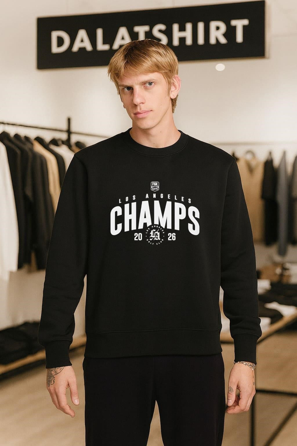 Los Angeles Golf Club 2026 TGL Champs Digitally Printed Graphics shirt