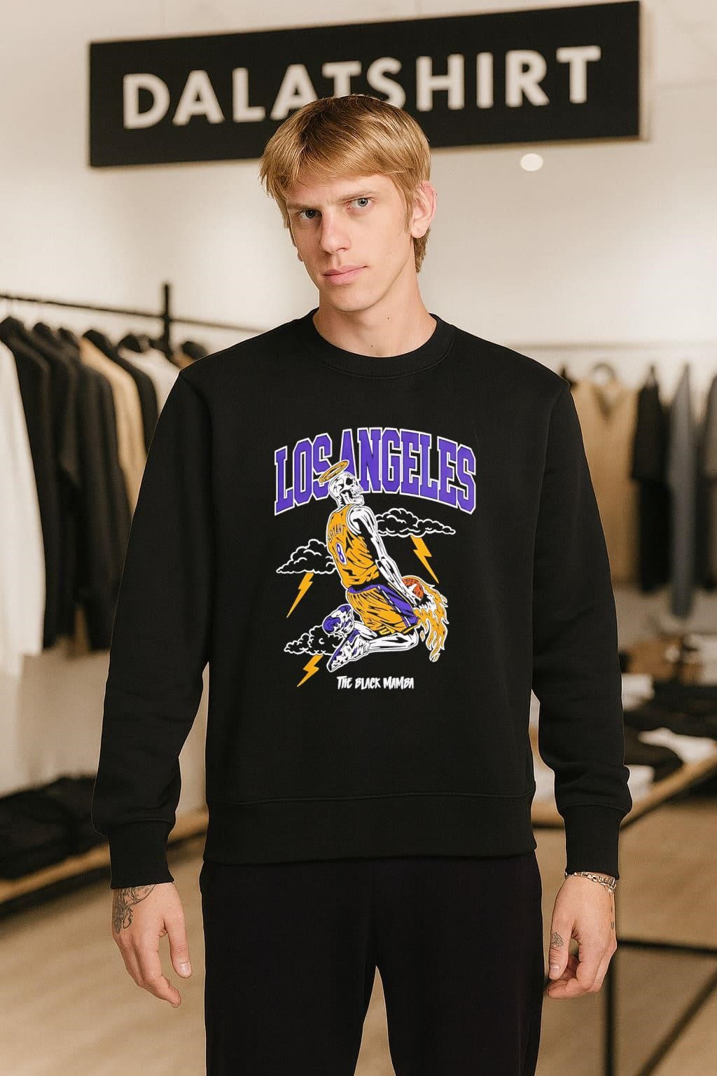 Los Angeles Kobe Bryant 8 Skeleton Halo Black Mamba shirt