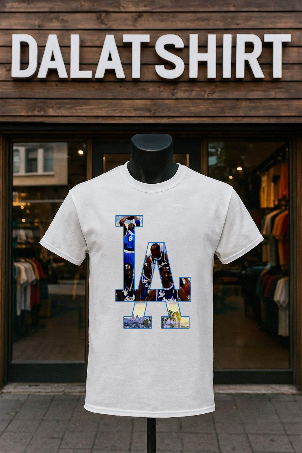 Los Angeles Lakers Kobe Bryant Blue Jersey LA shirt