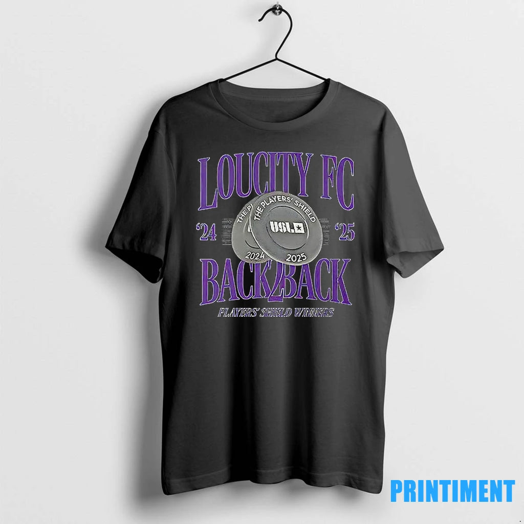 Louisville City Fc Back 2 Back Players Shield Winners 2024 2025 Tshirts Sweater