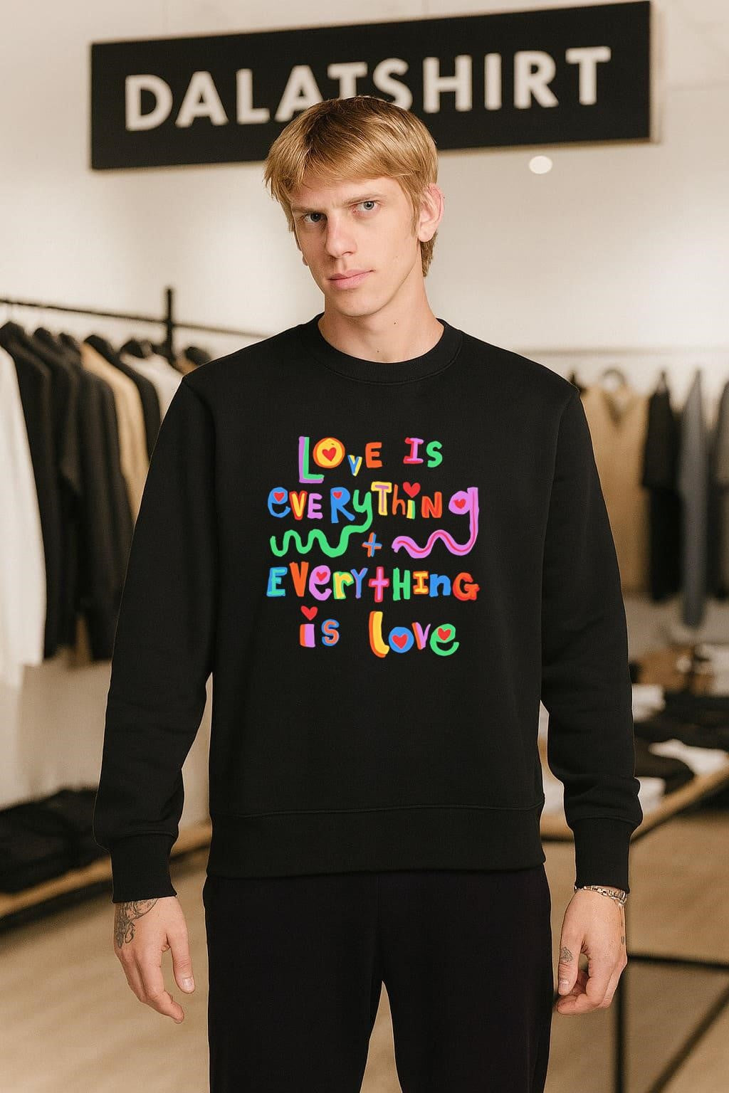Love is Everything and Everything is Love Colorful shirt