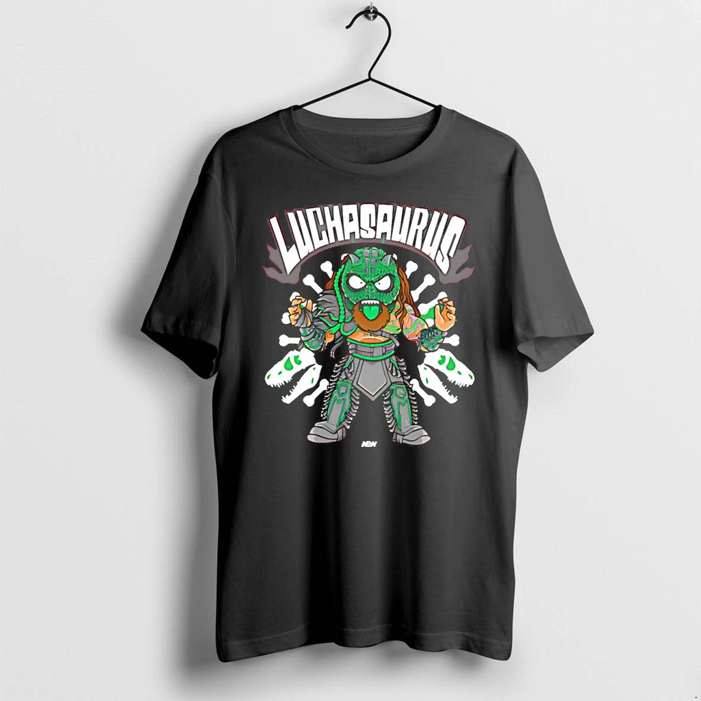 Luchasaurus Back From Extinction Caricature Tshirts Sweater