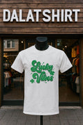 Lucky Vibes Text With Green Shamrocks Lucky Day shirt