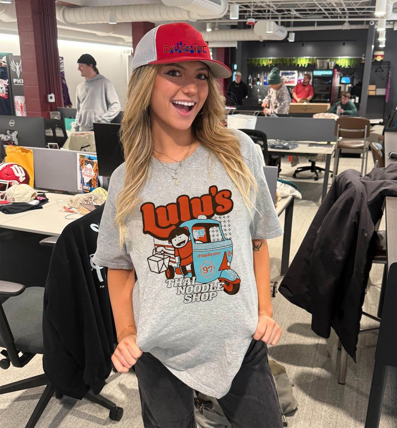 Lulu’s Thai Noodle Shop 97 Tuk Tuk Cartoon shirt