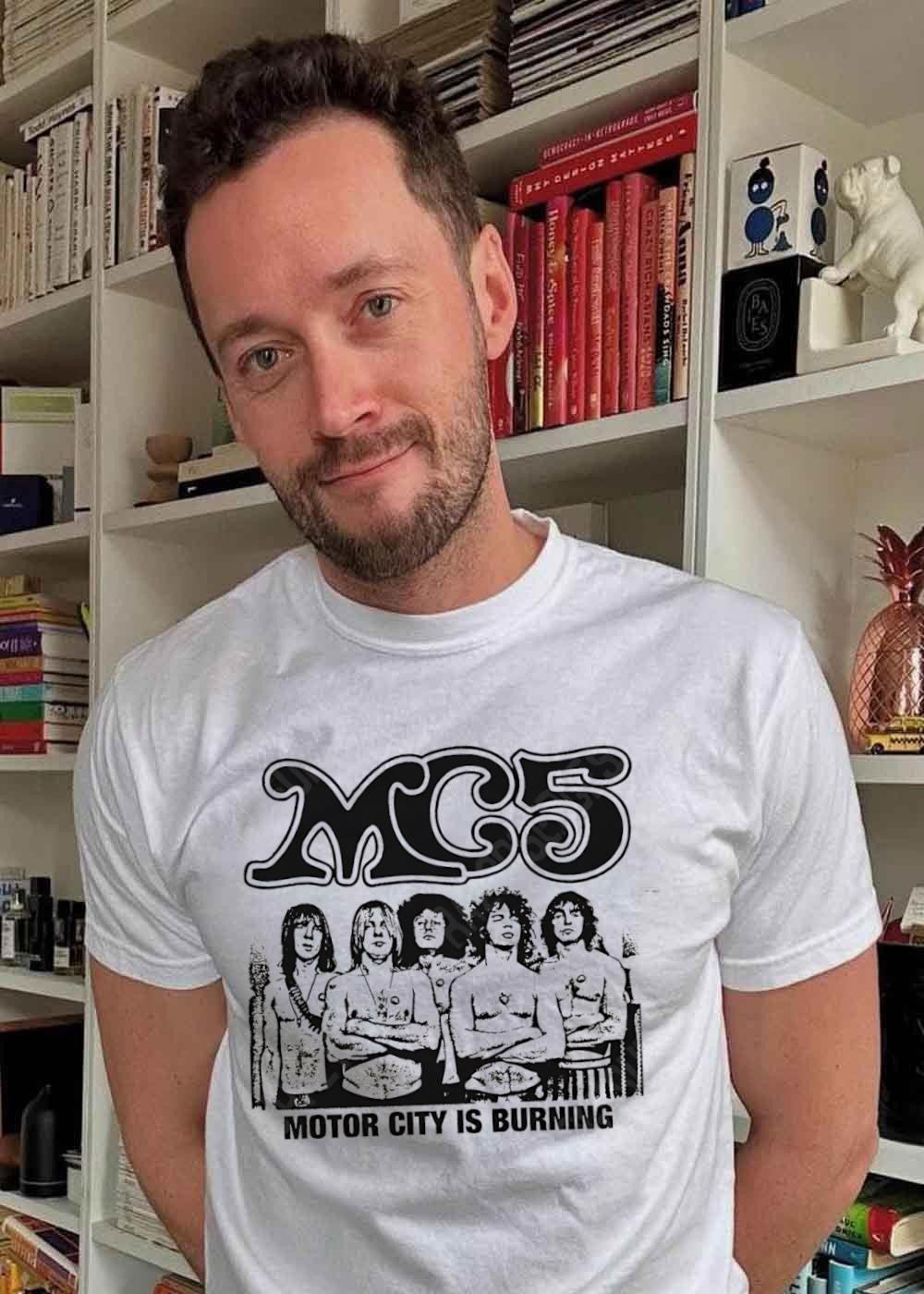 MC5 Band Motor City Is Burning shirt