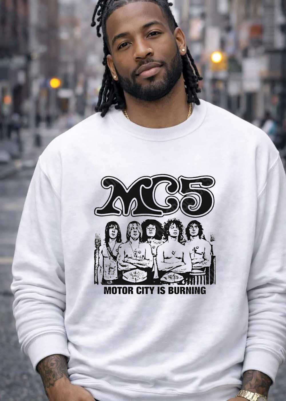 MC5 Band Motor City Is Burning shirt