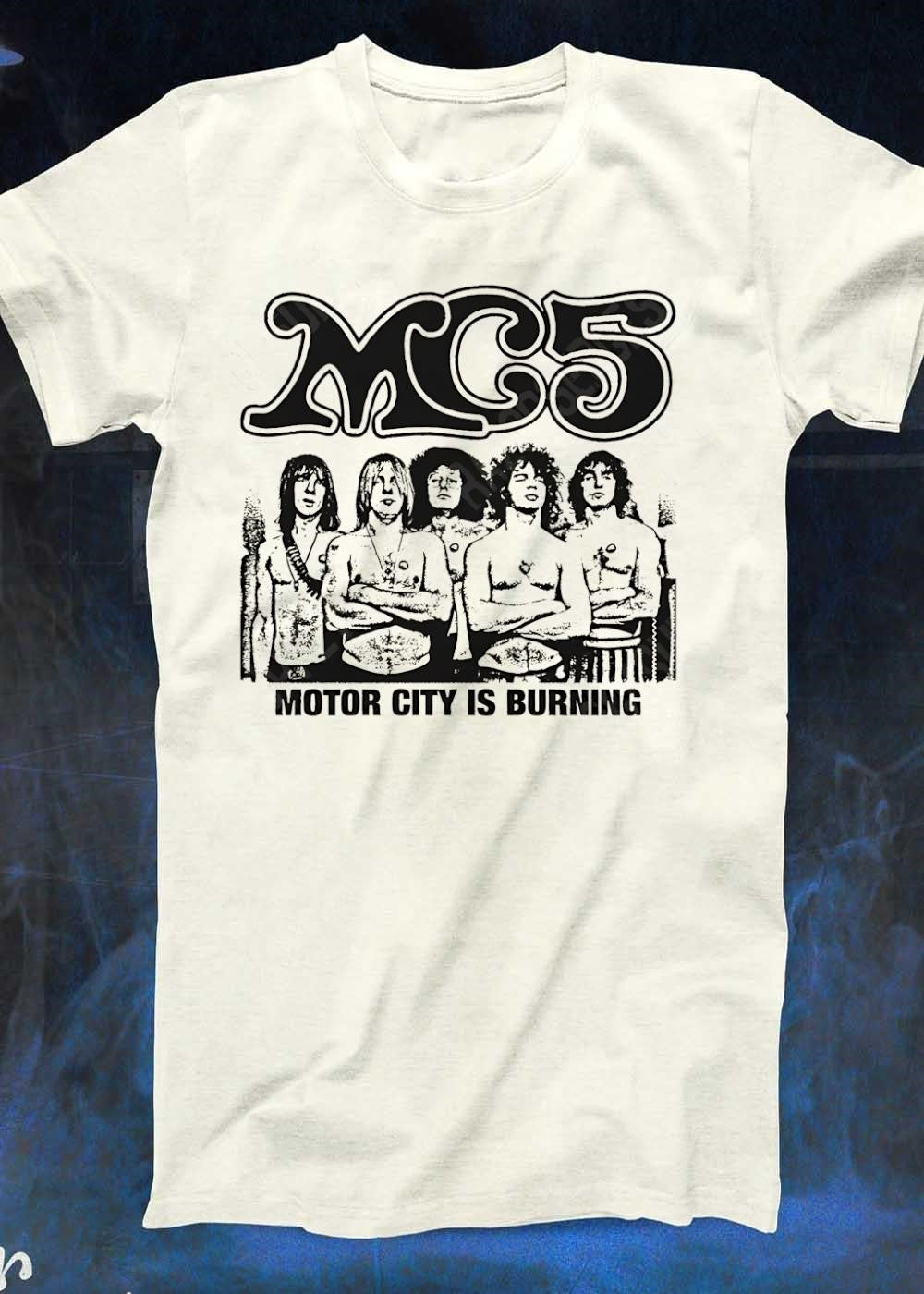 MC5 Band Motor City Is Burning shirt