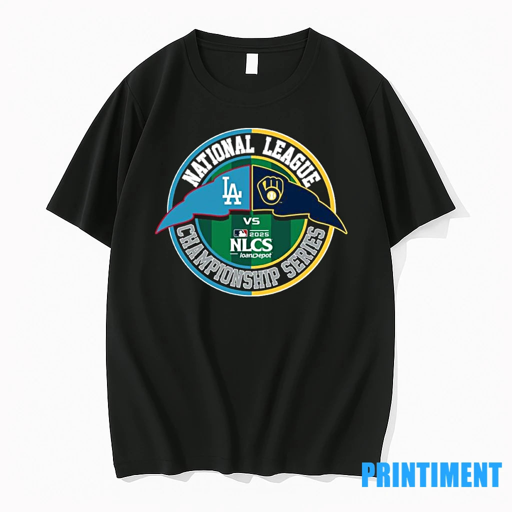 Mlb Los Angeles Dodgers Vs Milwaukee Brewers 2025 Nlcs Matchup Tshirts Sweater