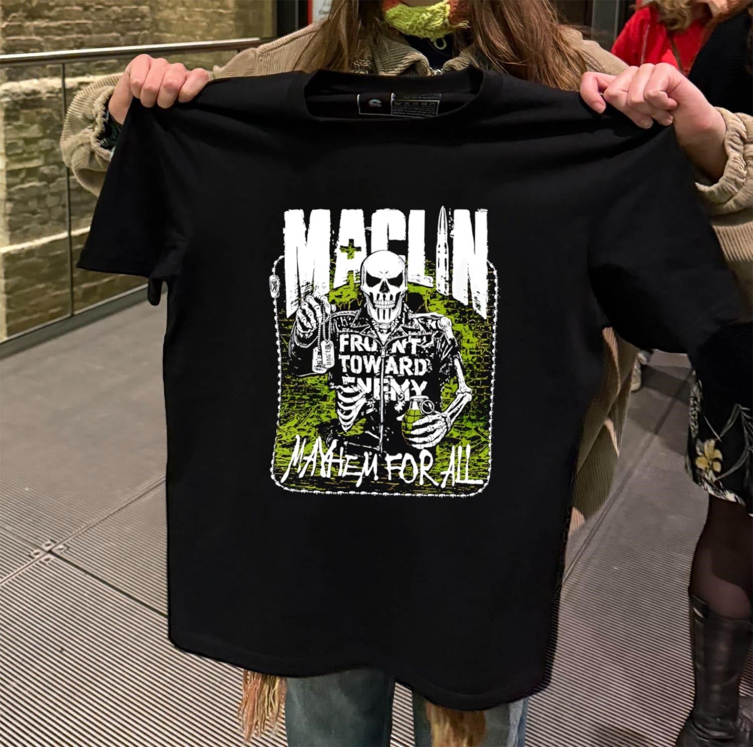 Maclin Front Toward Enemy Mayhem For All shirt