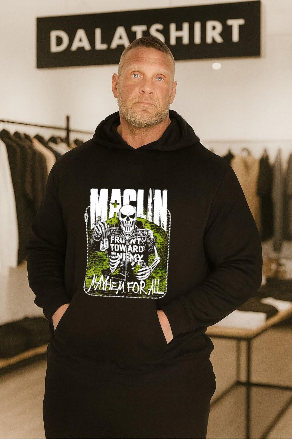 Maclin Front Toward Enemy Mayhem For All shirt