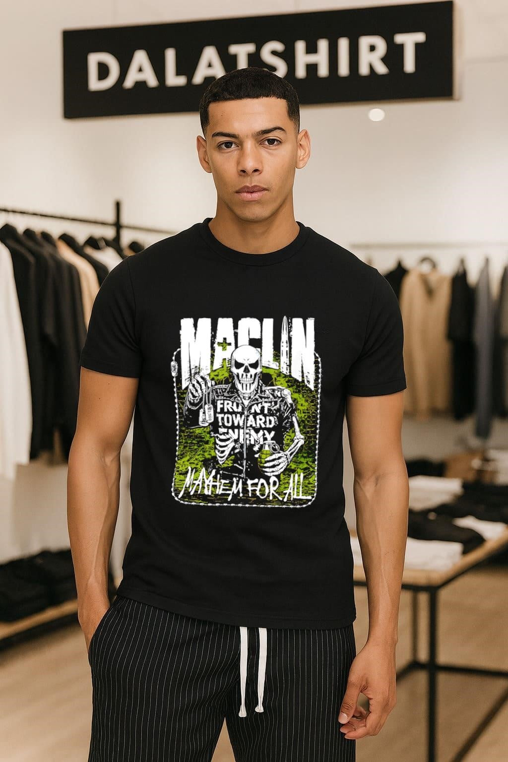 Maclin Front Toward Enemy Mayhem For All shirt