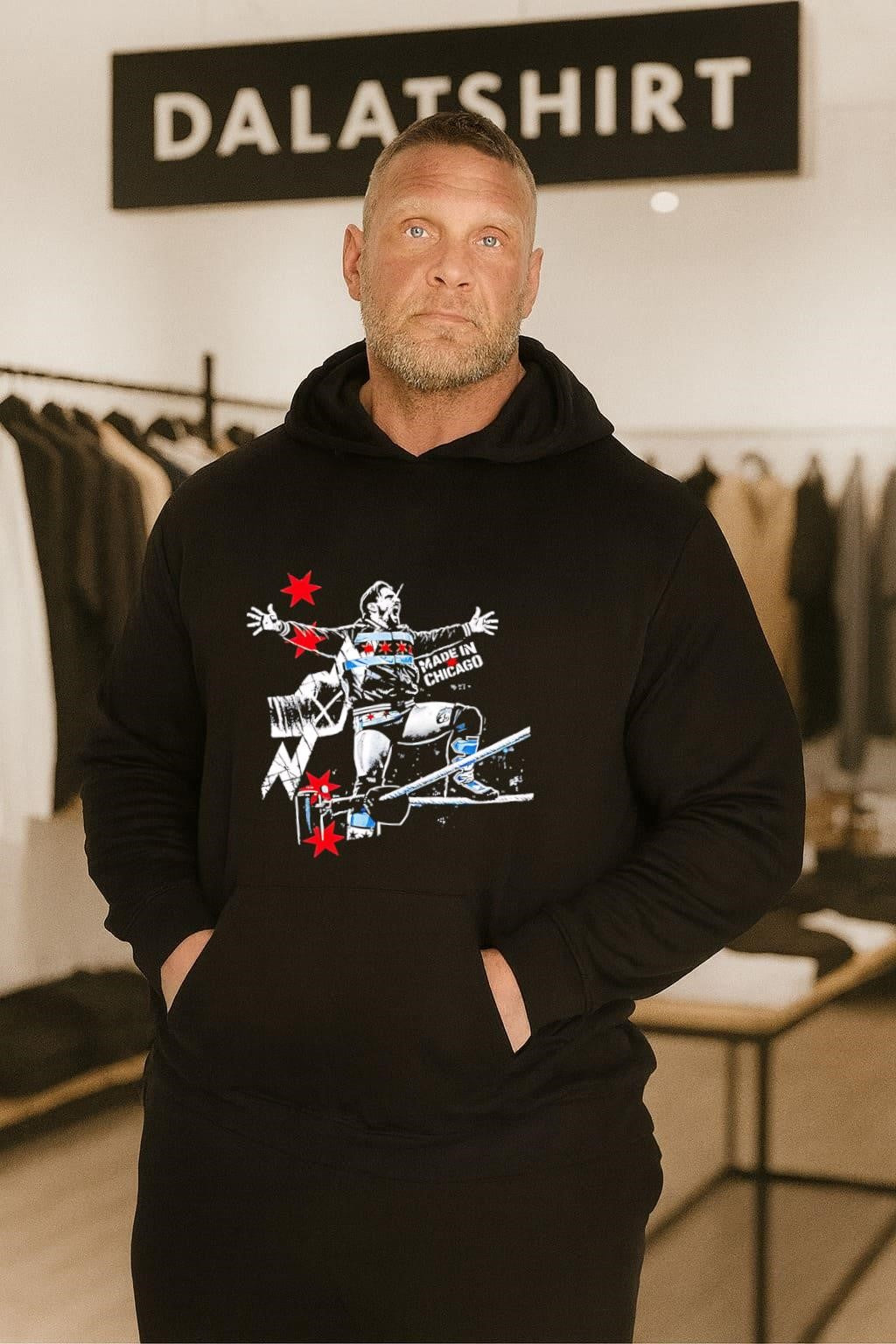 Made In Chicago CM Punk Wrestling Ring Chicago Stars shirt