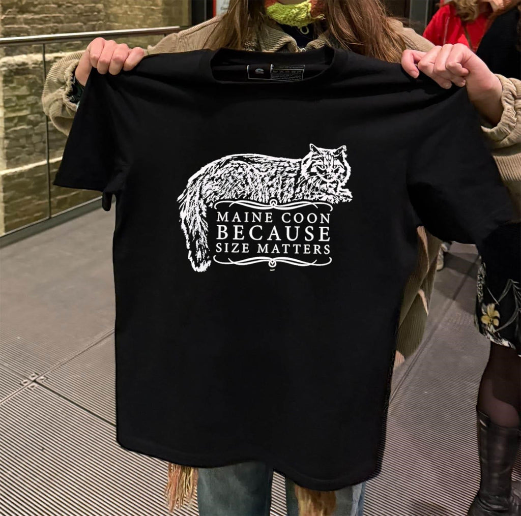 Maine Coon Because Size Matters Cat shirt