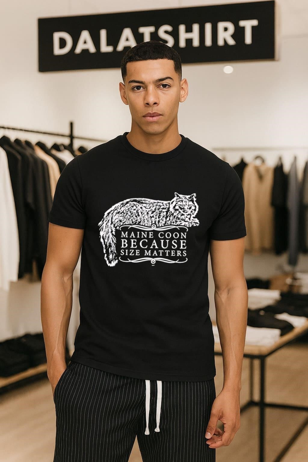 Maine Coon Because Size Matters Cat shirt