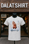Make It Clap praying hands in sky shirt