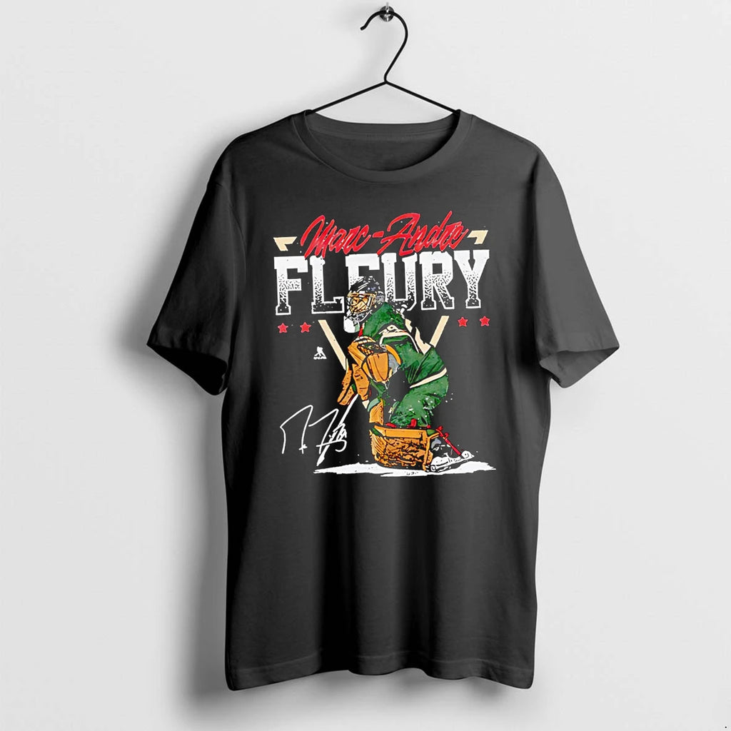 Marc Andre Fleury Minnesota Triangle Name Hockey Tshirts Sweater