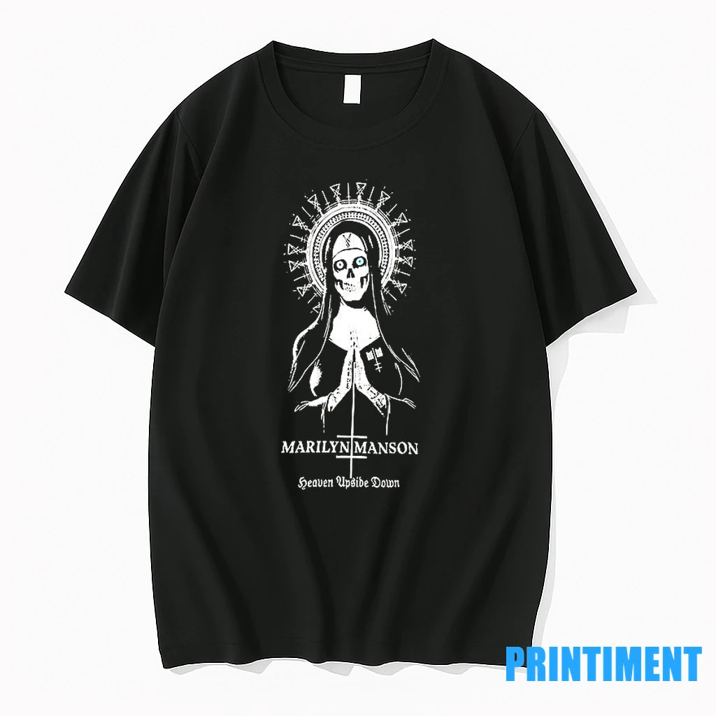 Marilyn Manson Heaven Upside Down Tshirts Sweater