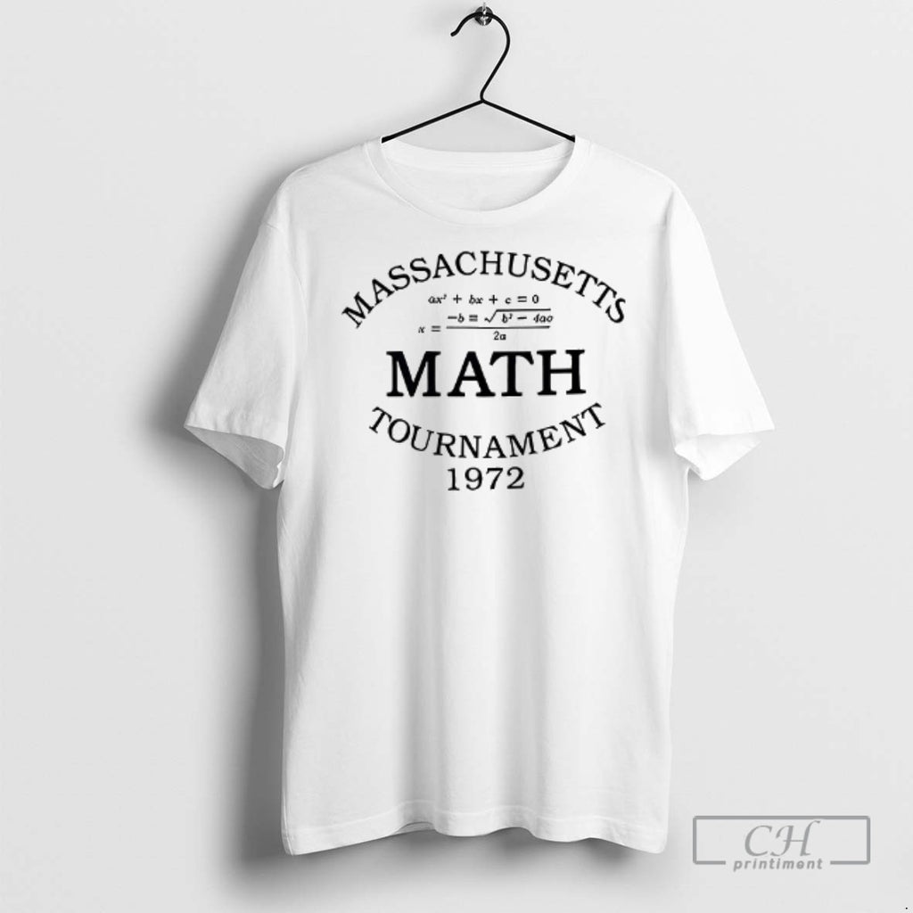 Mark Zuckerberg Massachusetts Math Tournament 1972 T Shirts