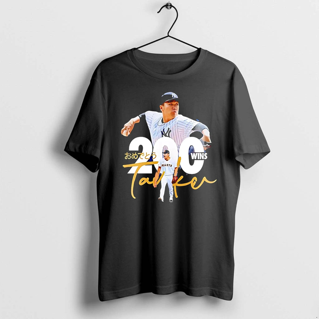 Masahiro Tanaka New York Yankees 200 Wins Japan Graphic Tshirts Sweater
