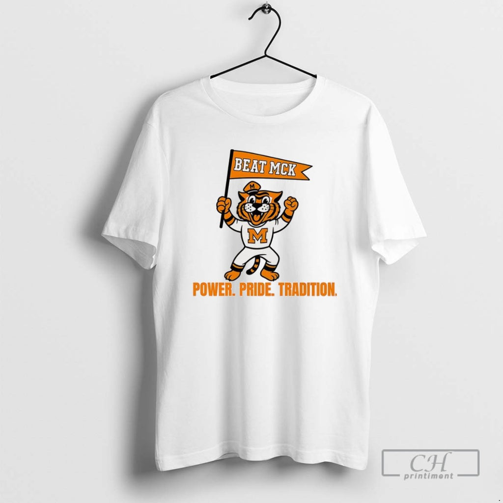 Massillon Tigers Football Power Pride Tradition Mascot Flag T Shirts