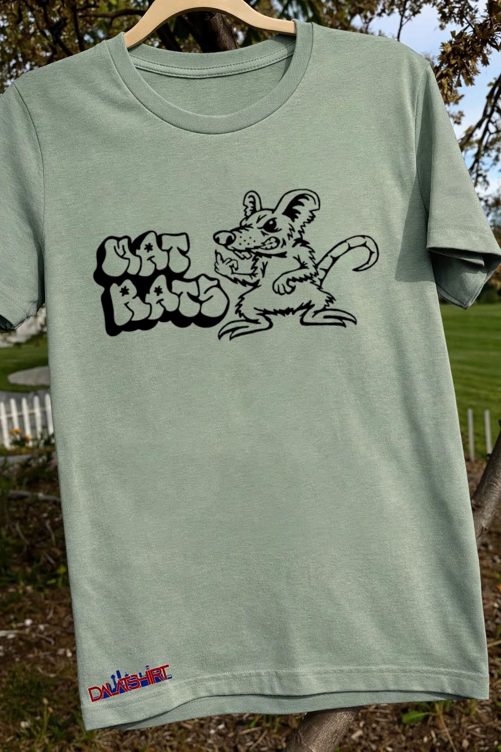 Mat Rats Cartoon Angry Mouse Graffiti Style Graphic shirt