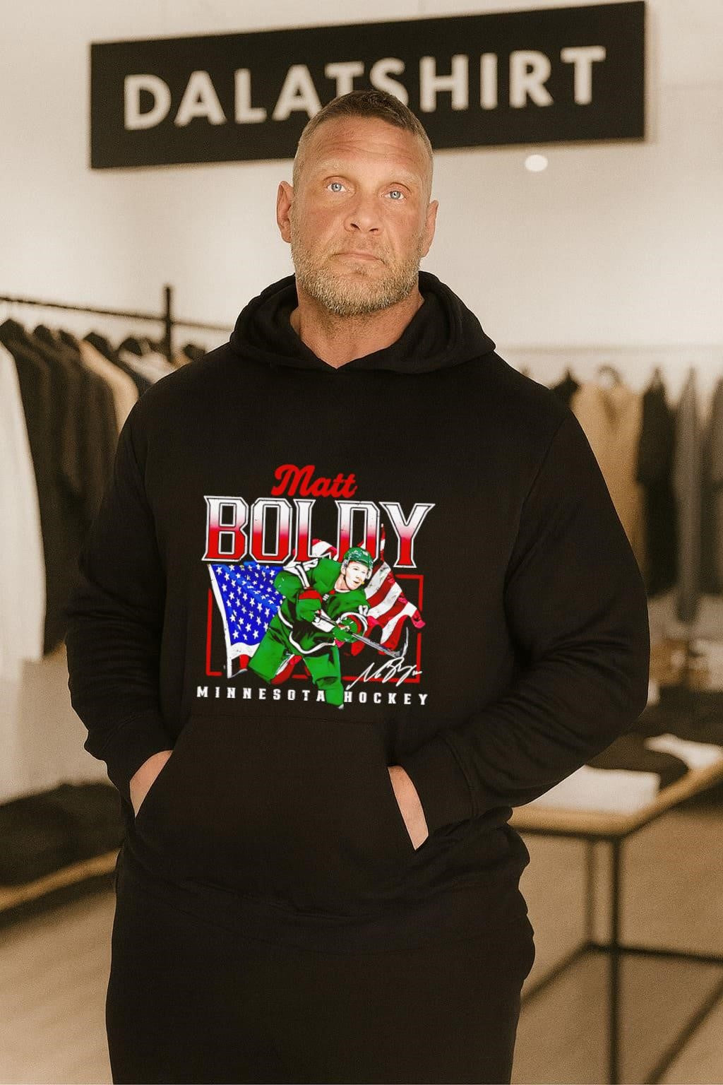 Matt Boldy Minnesota Hockey American Flag Signature shirt