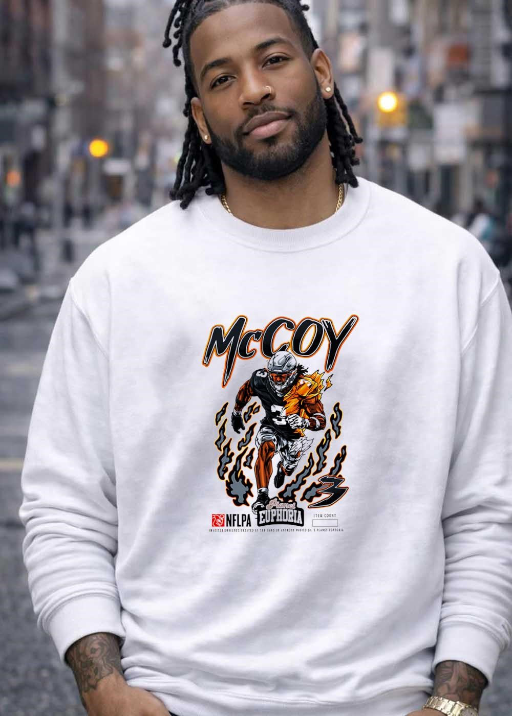 McCoy 3 Planet Euphoria Football shirt