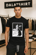 Medieval Cat Waffle House Tarot retro shirt