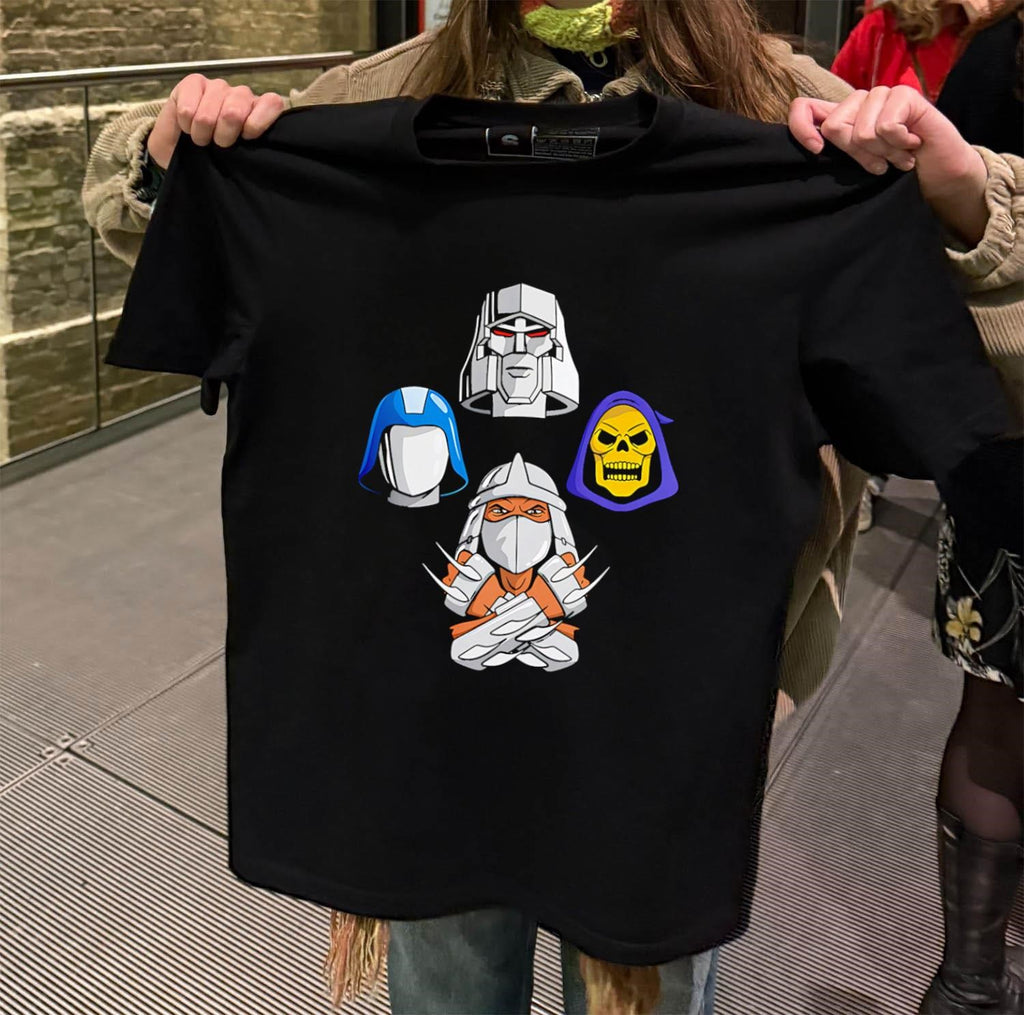 Megatron Cobra Commander Skeletor Shredder 80s Cartoon shirt