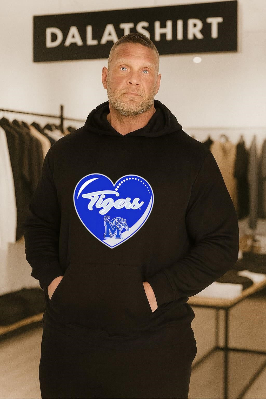 Memphis Tigers Bubble Heart shirt