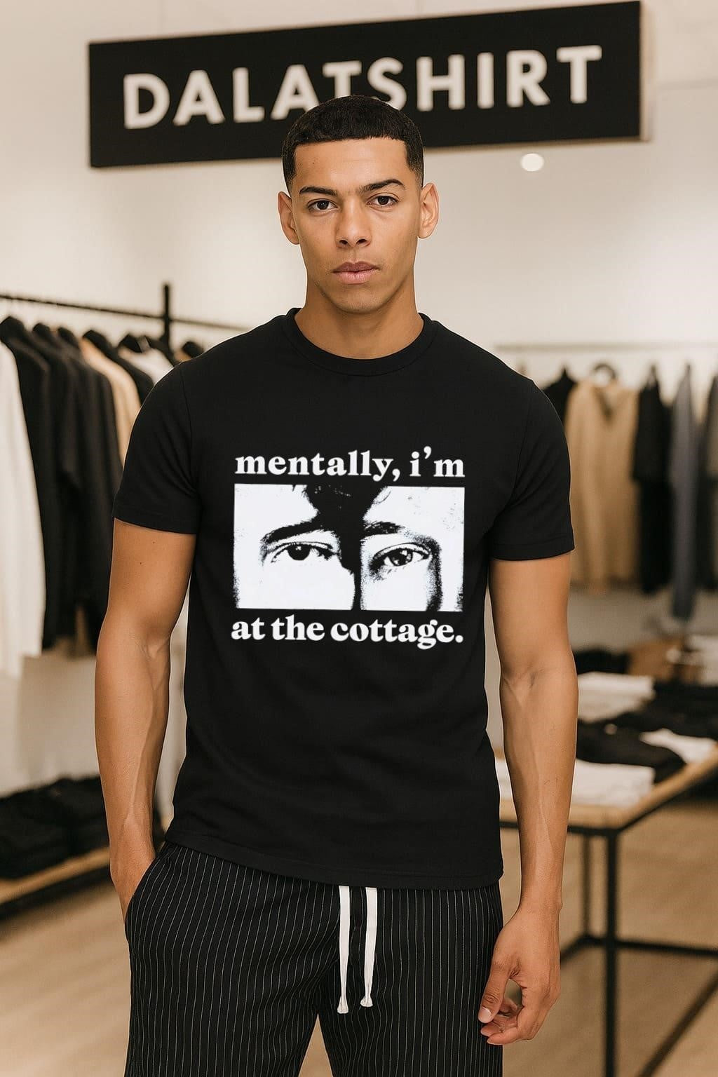 Mentally I’m At The Cottage Close Up Eyes shirt