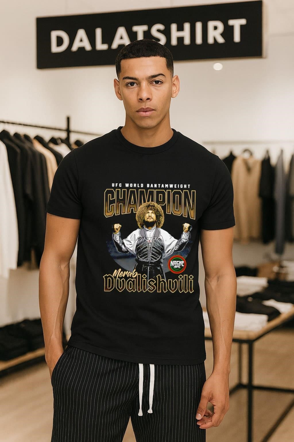 Merab Dvalishvili UFC World Bantamweight Champion Noche shirt