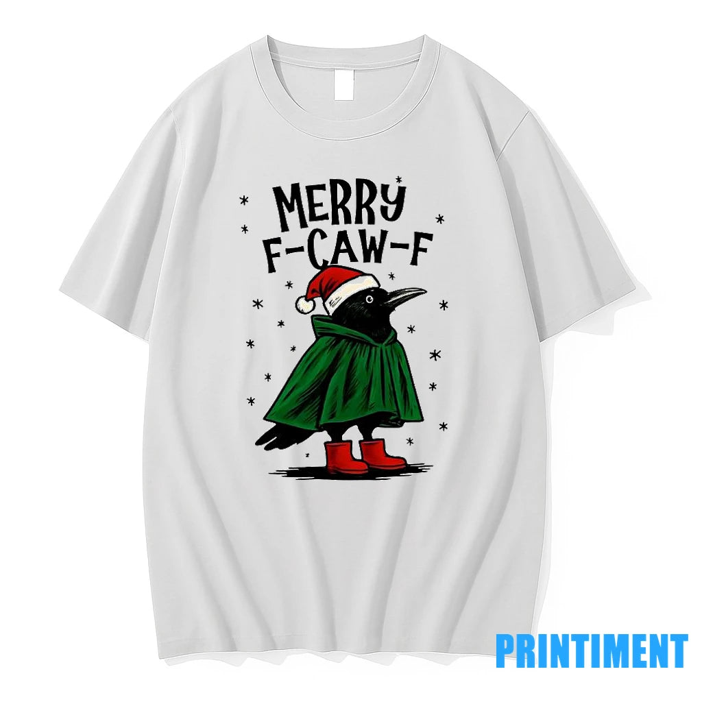 Merry F Caw F Christmas Tshirts Sweater
