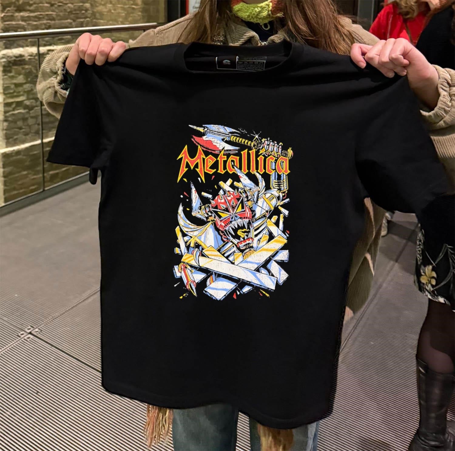 Metallica Skeleton Robot retro shirt