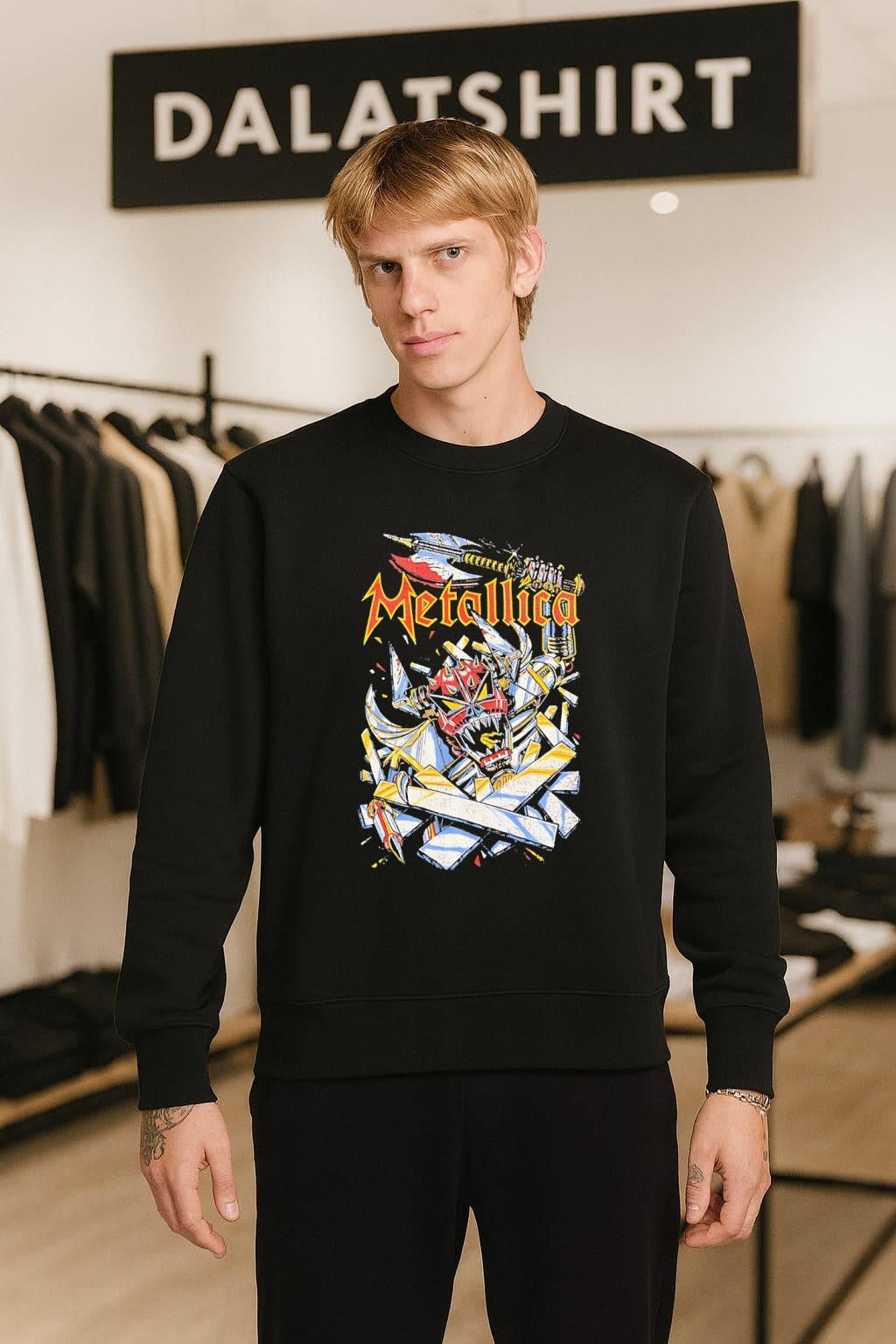Metallica Skeleton Robot retro shirt