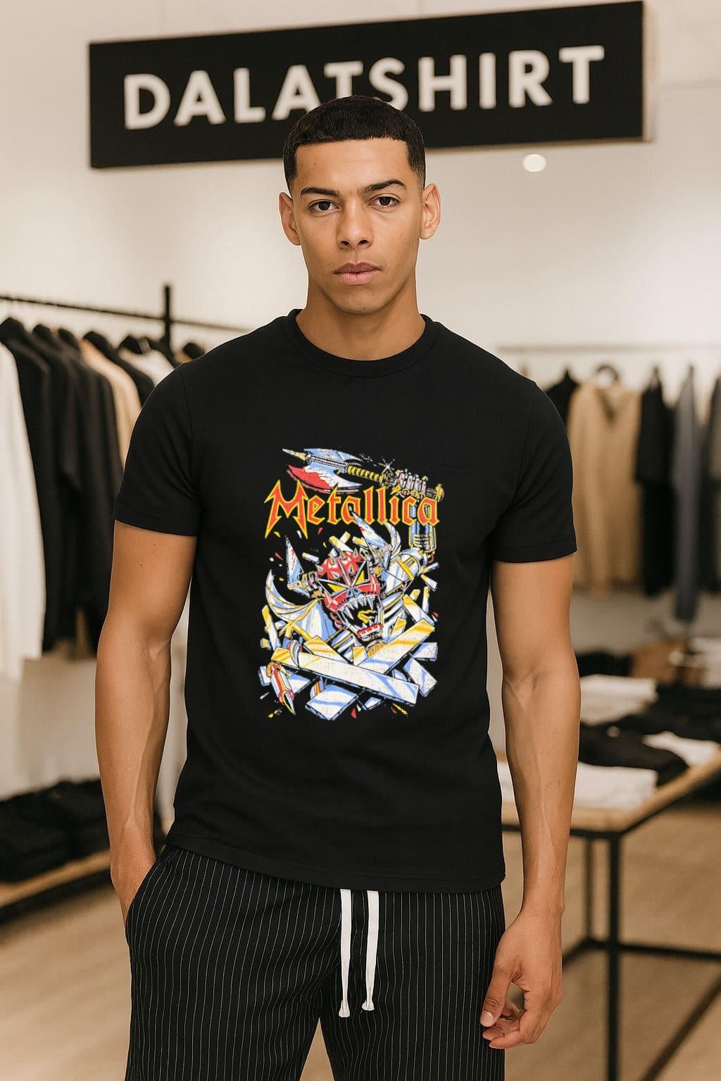 Metallica Skeleton Robot retro shirt