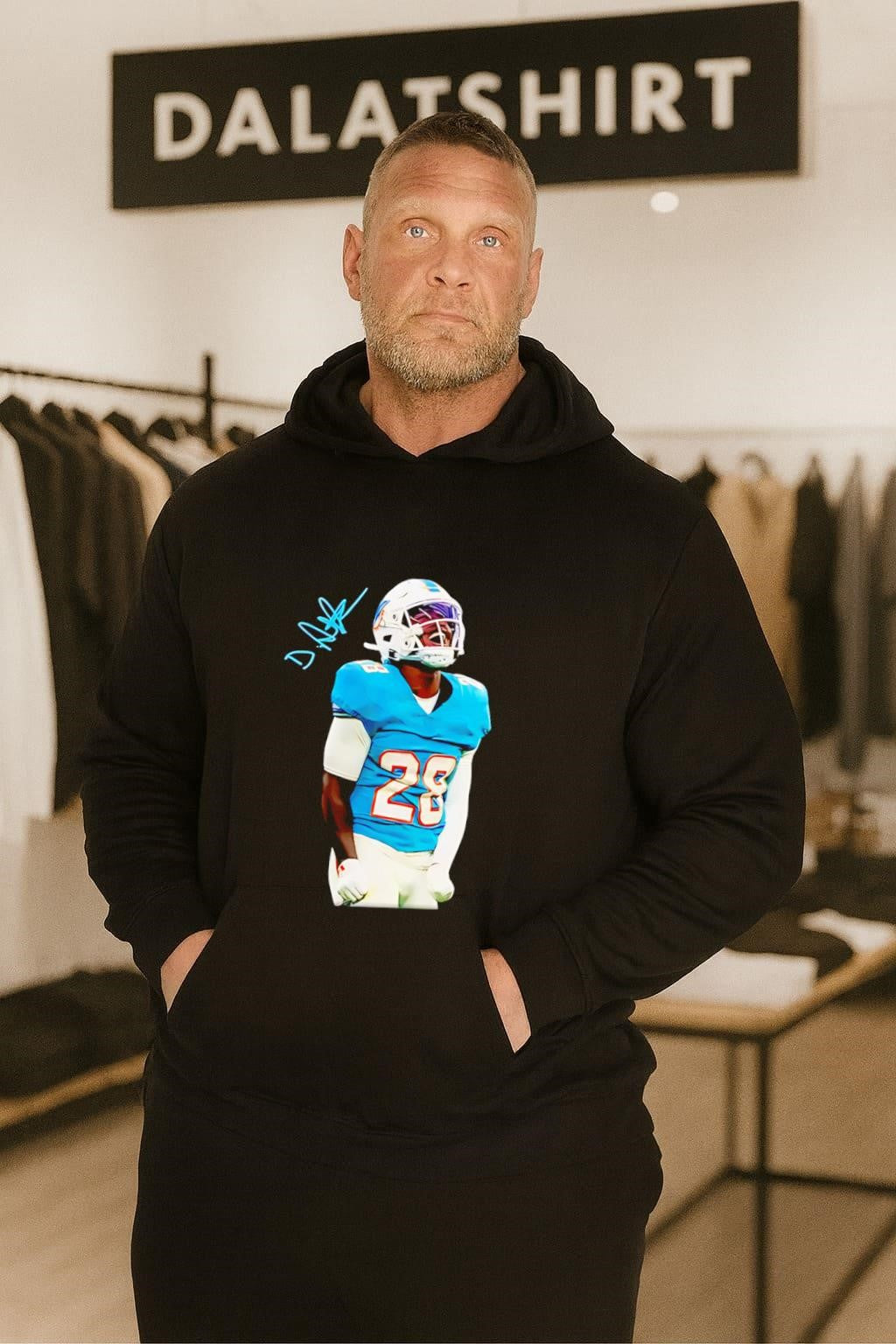 Miami 28 Football Player Celebration Signature shirt