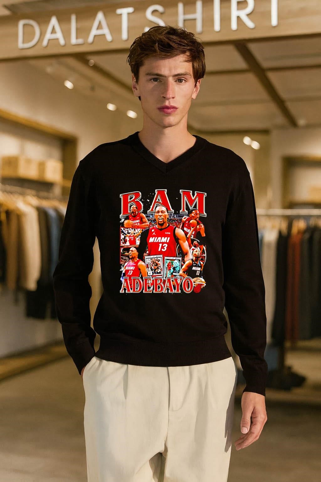 Miami Heat Bam Adebayo 13 Basketball Player shirt