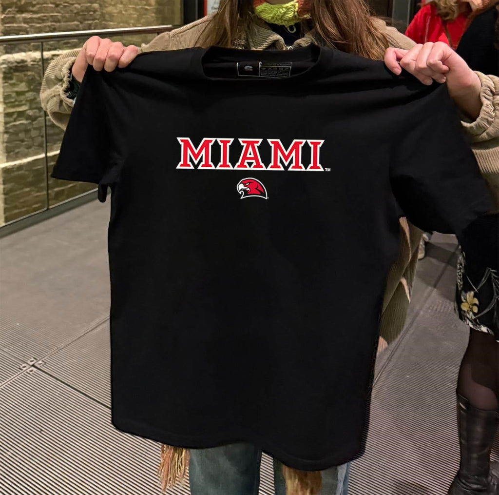 Miami University Redhawks Bird Head Logo shirt