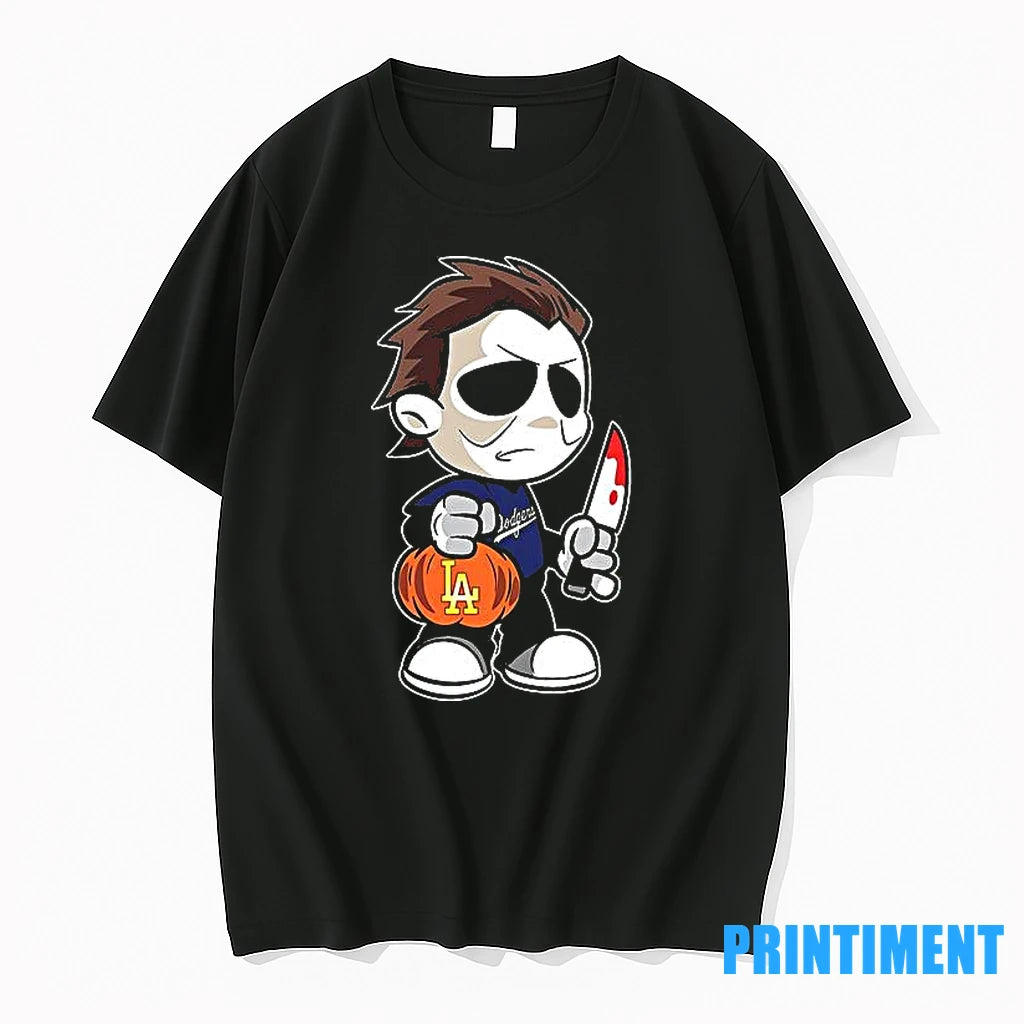 Michael Myers Los Angeles Dodgers Halloween Tshirts Sweater