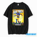 Michigan Wolverines 22 Justice Haynes Student Athlete Comic Tshirts Sweater