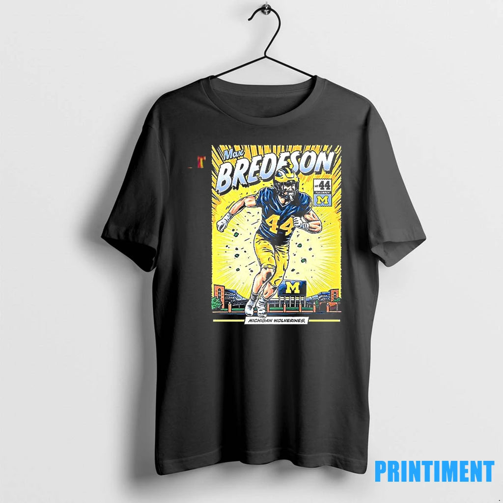 Michigan Wolverines 44 Max Bredeson Student Tshirts Sweater