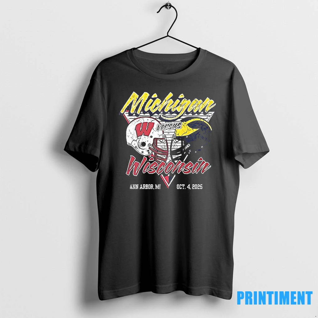 Michigan Wolverines Football Vs Wisconsin Badgers Oct 4 2025 Tshirts Sweater