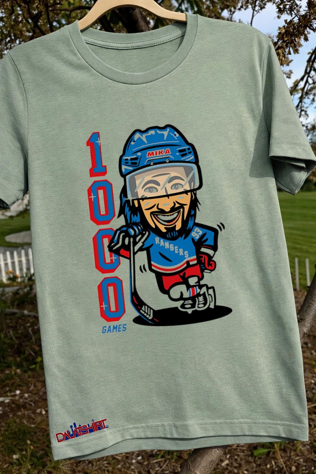 Mika 93 Rangers 1000 Games shirt