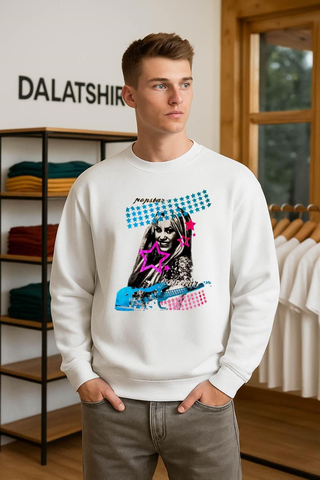 Miley Cyrus wears Hannah Montana shirt