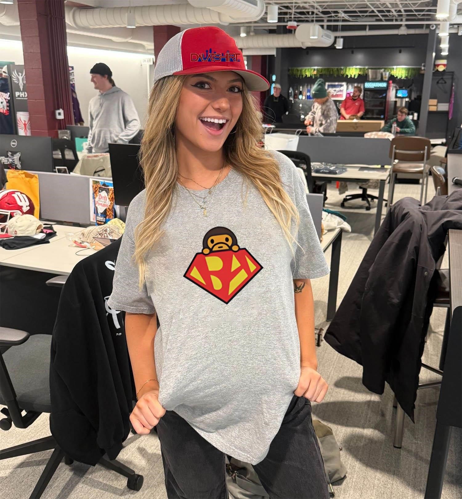 Milo Ape Bape Super Hero Logo shirt